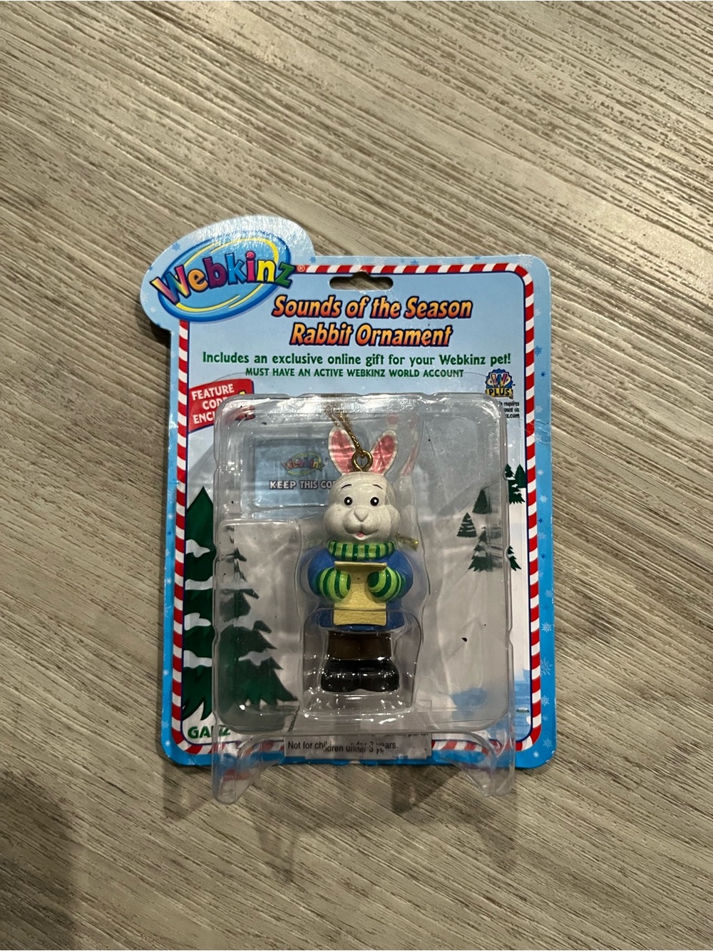 Ganz Webkinz Sounds of the Season Rabbit Christmas Ornament NIB 2008 online code